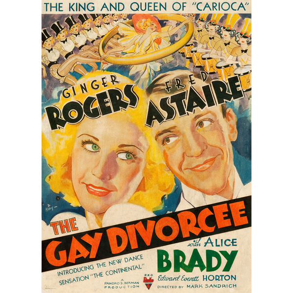 THE GAY DIVORCEE (1934) - Click Image to Close